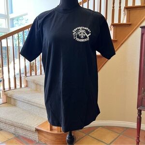 Vintage Men’s T Shirt Black Size M Enforcement Trainers Law Officers